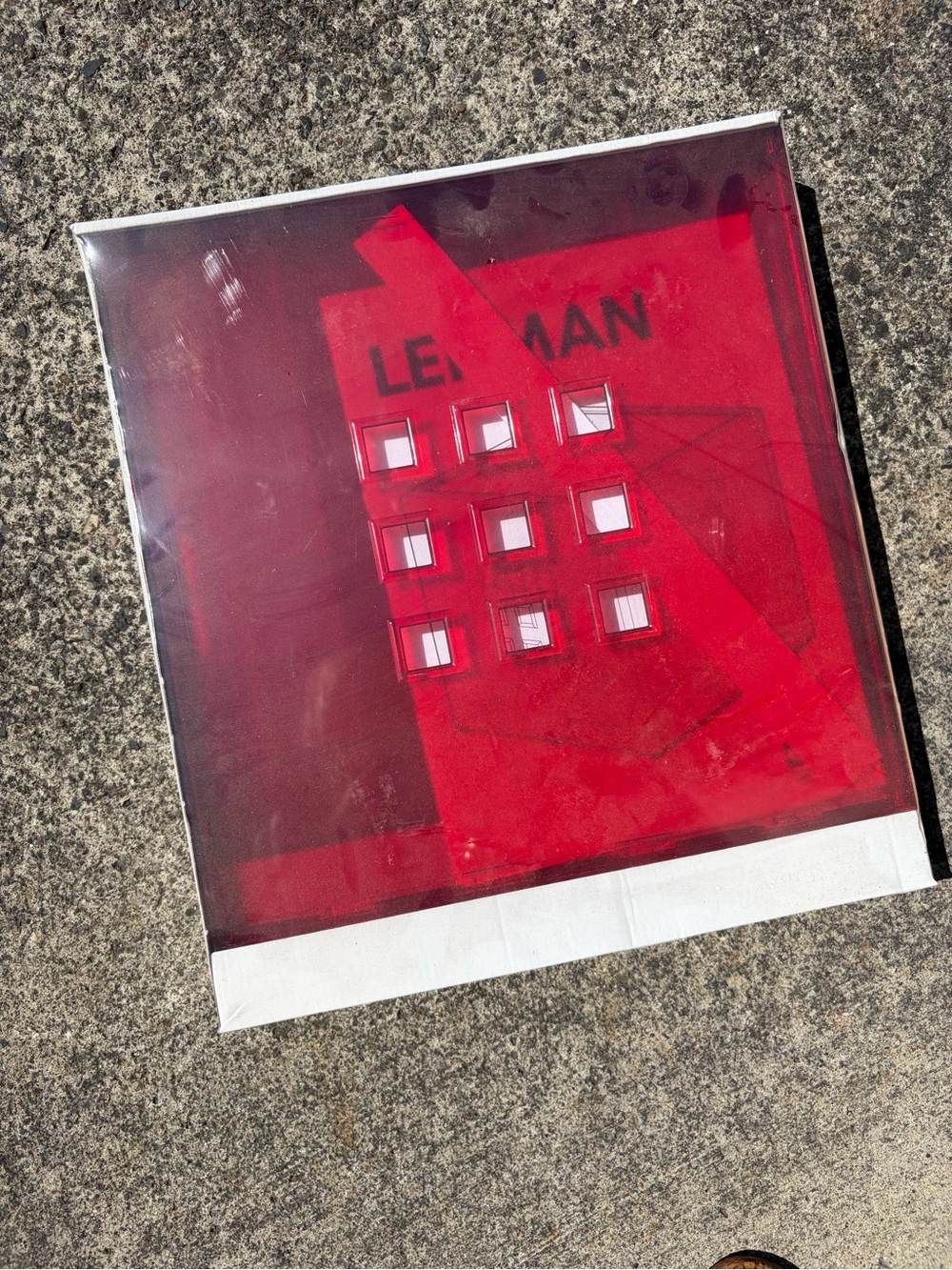 IKEA Red discontinued cube set of 2 lekman